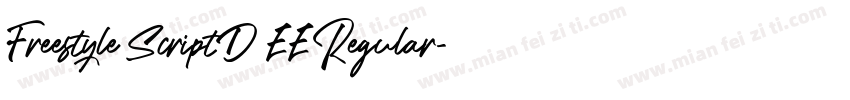 Freestyle Script D EE Regular字体转换
